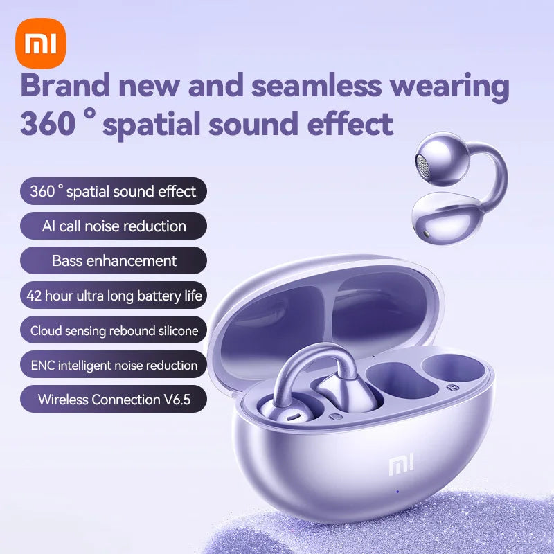XIAOMI Mijia Wireless Earphone Open Ear M91 Ear Clip ENC Android iOS